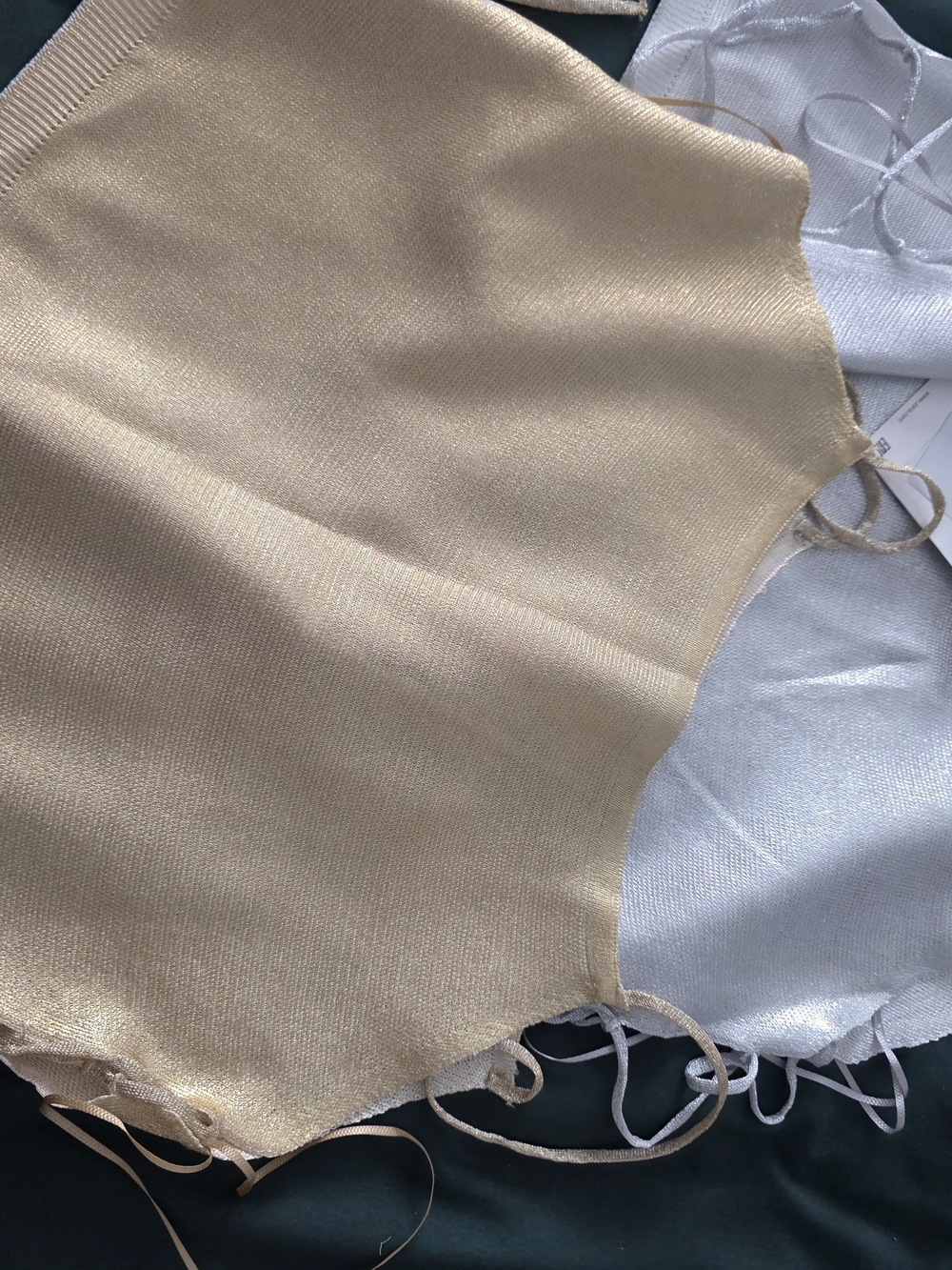 ZARA Silver Metallic Spaghetti-Strap Cami - Picture 5 of 8